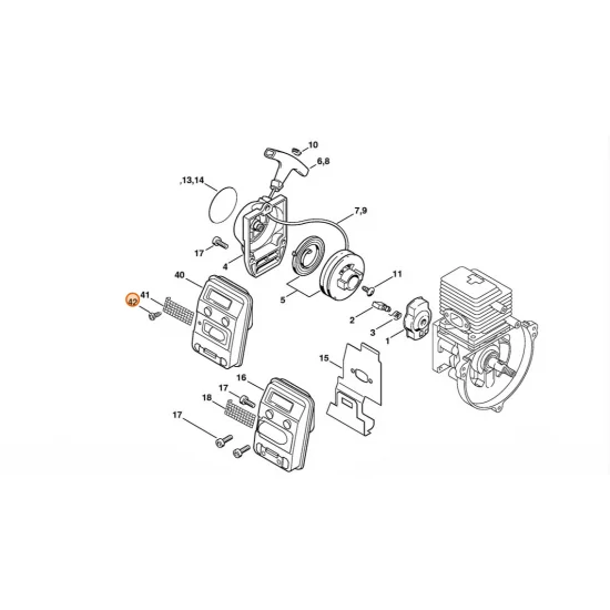 STIHL  Blachowkręt 4,2x9,5 9099 021 0810